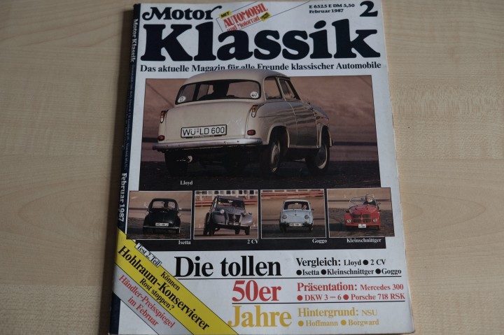 Motor Klassik 02/1987